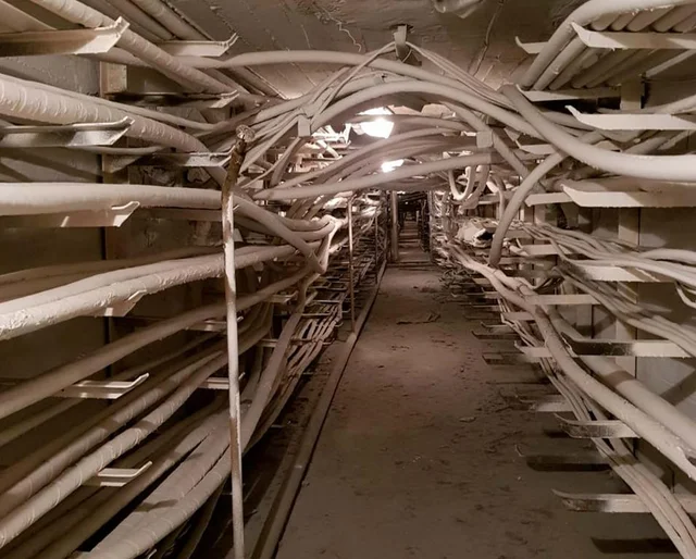 Главная распределительная энергостанция. Огнезащитная обработка кабелей.