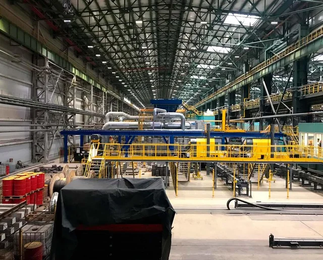 Цех по производству железнодорожных колес